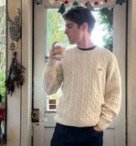  Áo Len Dài Tay Thừng Cá Lacoste 2 Màu Regular Fit 