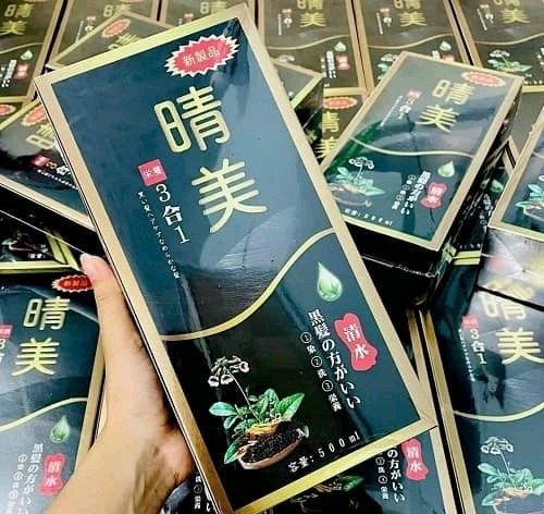  dầu gội phủ bạc thảo dược Komi Nhật Bản với dung tích 500ml - Màu Đen 