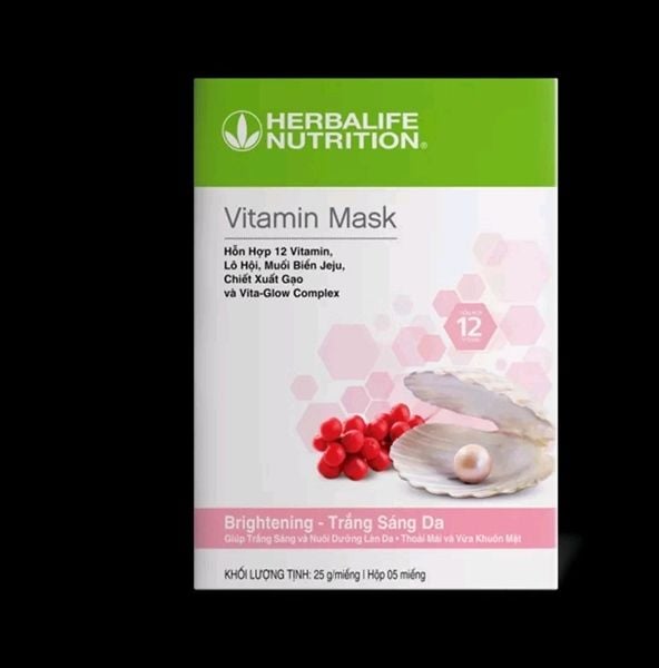  Herbalife Nutrition Vitamin Mask - Brightening (Mặt Nạ Vitamin Herbalife Nutrition - Trắng Sáng Da) 