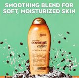  Sữa Tắm Tẩy Tế Bào Chết Dừa và Cafe Coffee and Coconut OGX 577ml 