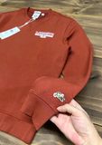  Áo Nỉ Gai Lacoste Màu Cam Đất Classic 