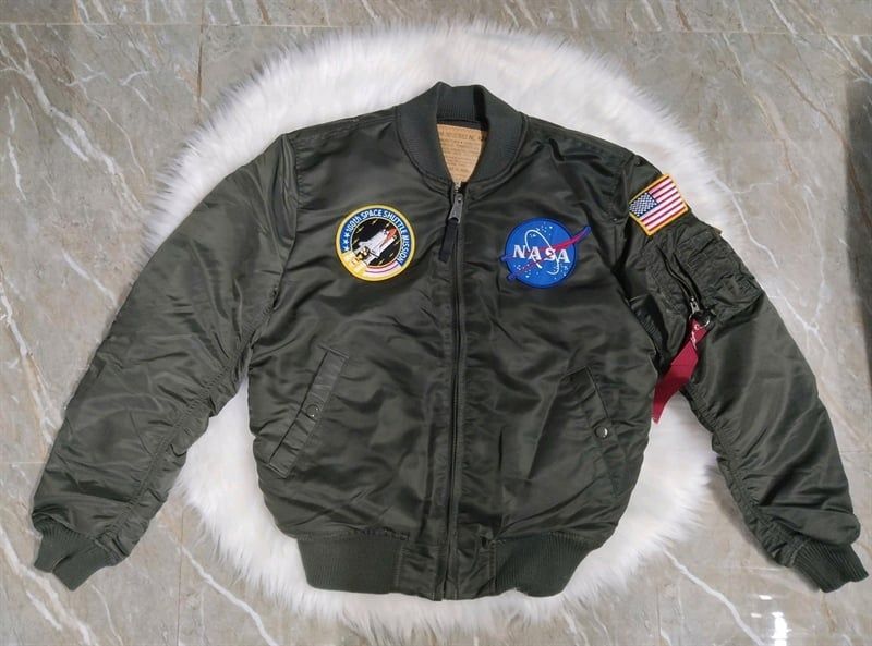  Áo khoác ALp VF59 Nasa màu xám 