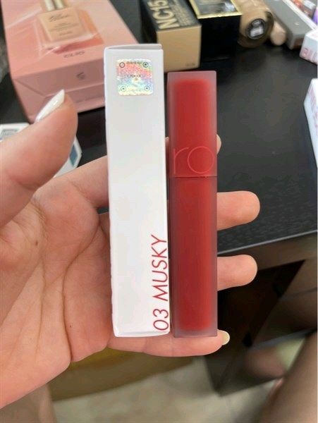  Son kem lì Romand 03 Màu Cam Đỏ Gạch 