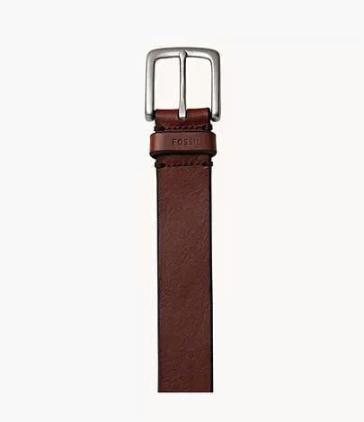 Thắt lưng nam da thật JOE Fossil màu nâu MB1252I200 - 40inch