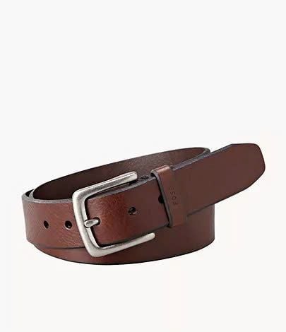 Thắt lưng nam da thật JOE Fossil màu nâu MB1252I200 - 40inch