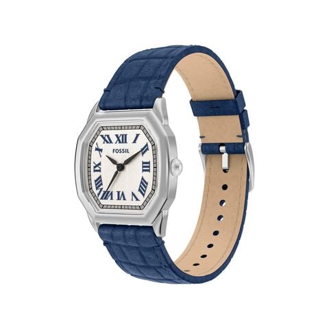 Đồng hồ Nữ Harlow Dây Da 27 MM, mặt màu kem, ES5425