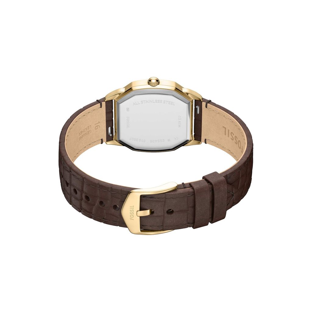 Đồng hồ Nữ Fossil Harlow dây màu nâu mặt hình bác giác ES5426