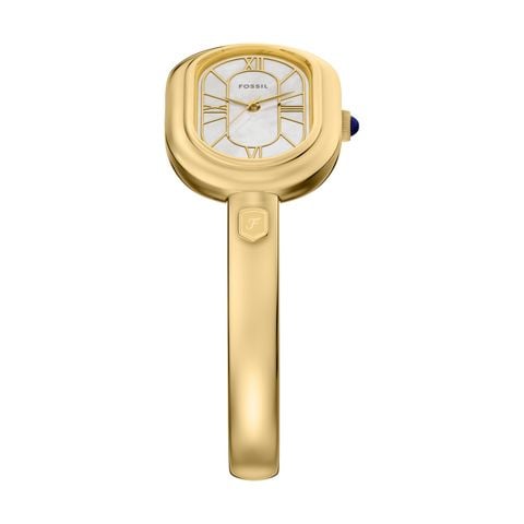 Đồng hồ Nữ Fossil Sloan dây kim loại màu vàng mặt Oval ES5444