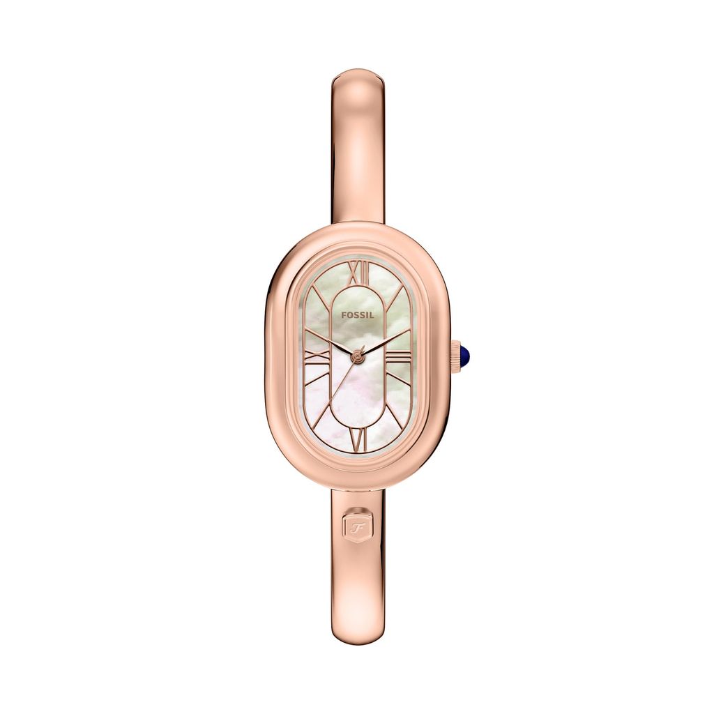 Đồng hồ Nữ Fossil Sloan dây kim loại màu vàng hồng ES5472