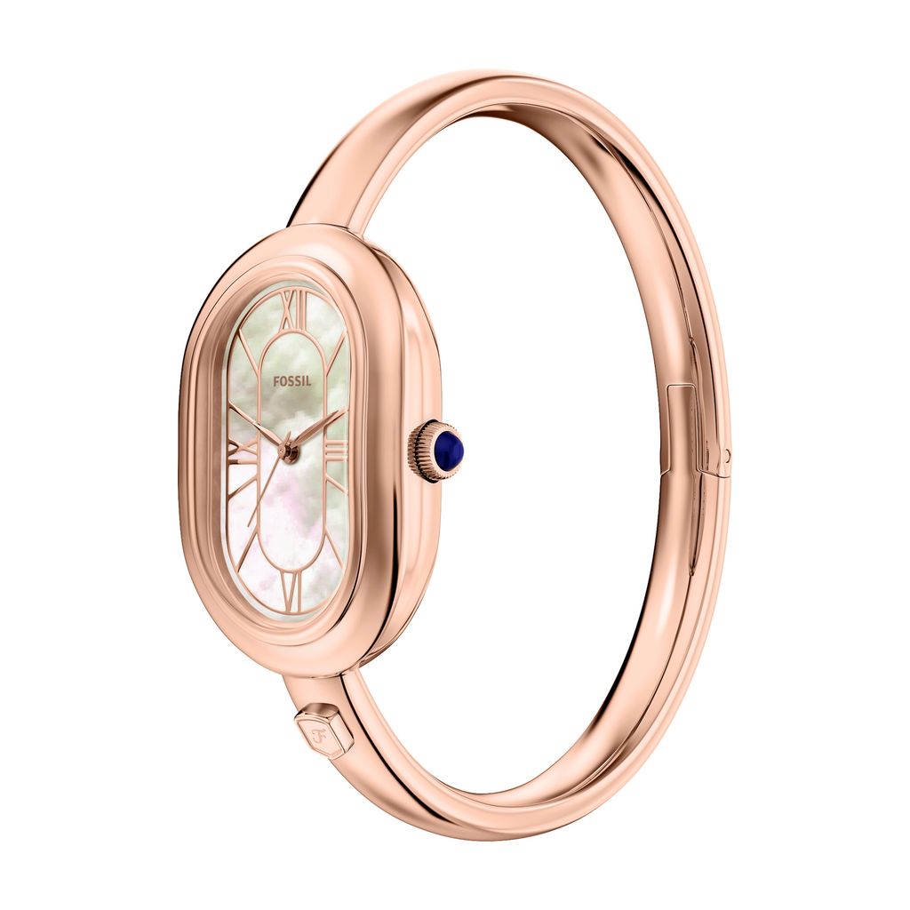 Đồng hồ Nữ Fossil Sloan dây kim loại màu vàng hồng ES5472