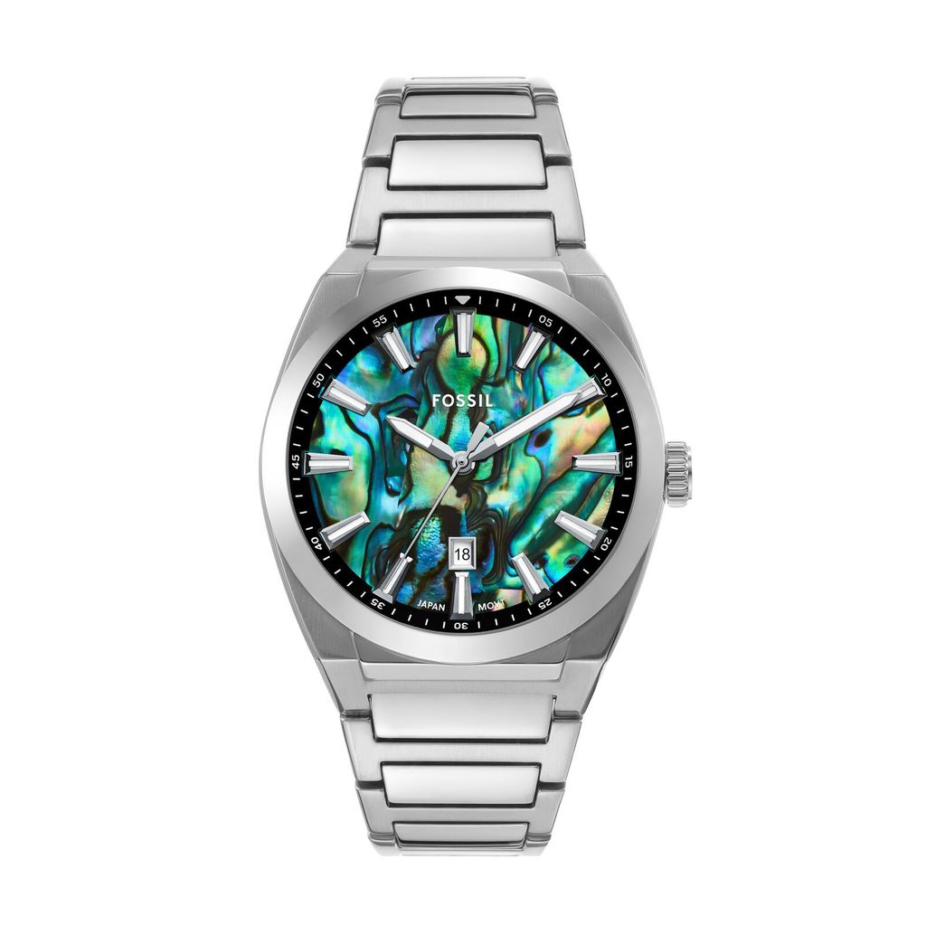 Đồng hồ Nam Fossil Everett  dây thép không gỉ 42 MM mặt  hai tông màu FS6114