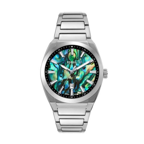 Đồng hồ Nam Fossil Everett dây thép không gỉ 42 MM mặt hai tông màu FS6114