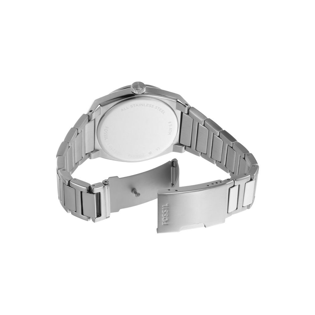 Đồng hồ Nam Fossil Everett dây thép không gỉ 42 MM mặt hai tông màu FS6114