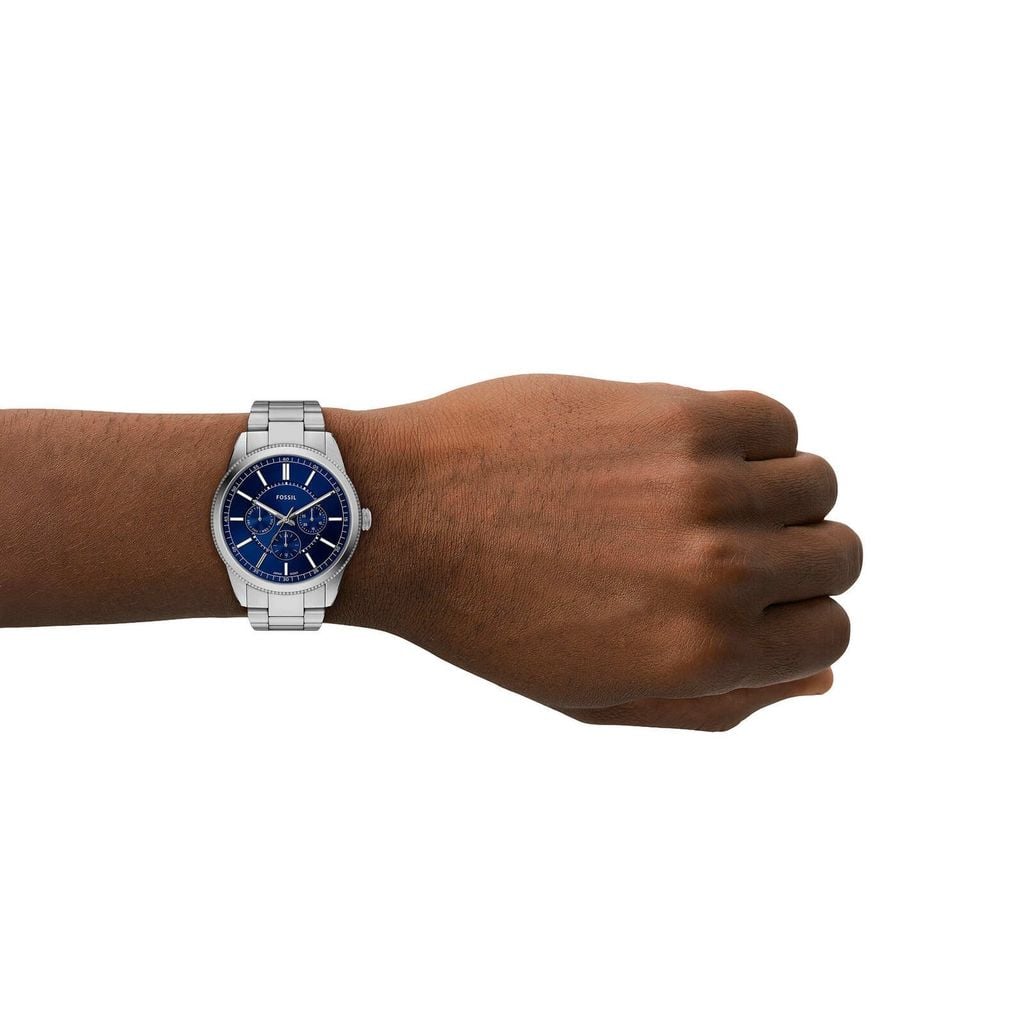 Đồng hồ Nam Pearson Dây thép không gỉ 42 MM, mặt màu xanh dương, FS6134