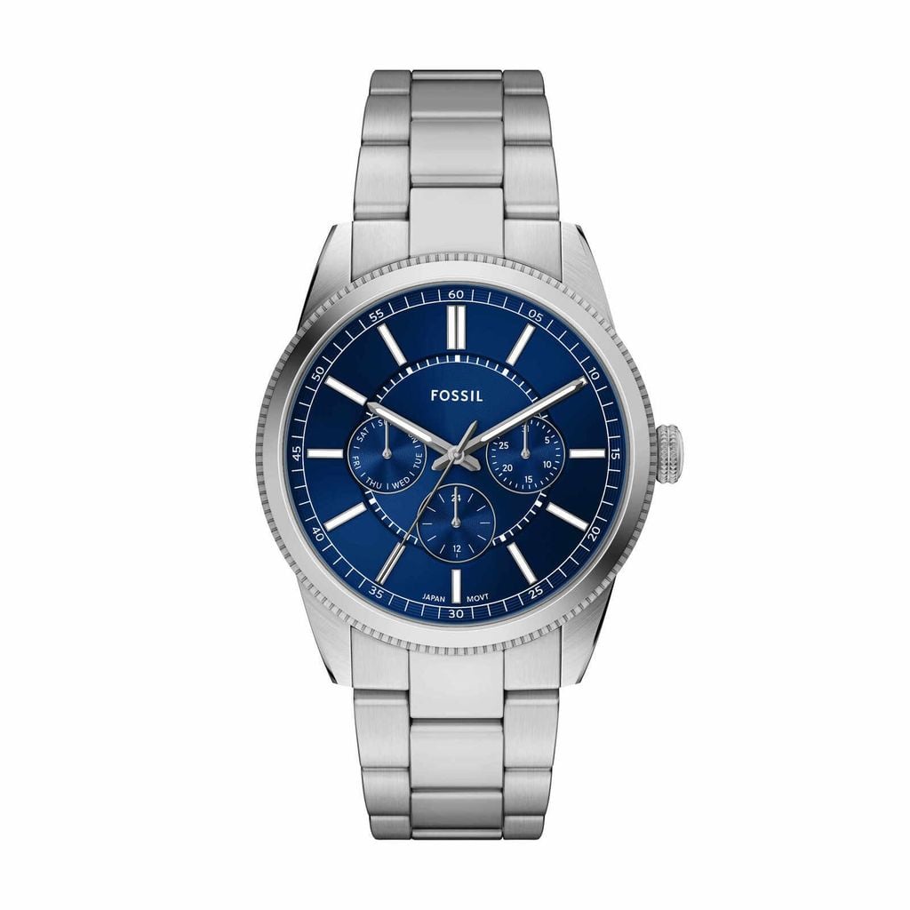 Đồng hồ Nam Pearson Dây thép không gỉ 42 MM, mặt màu xanh dương, FS6134