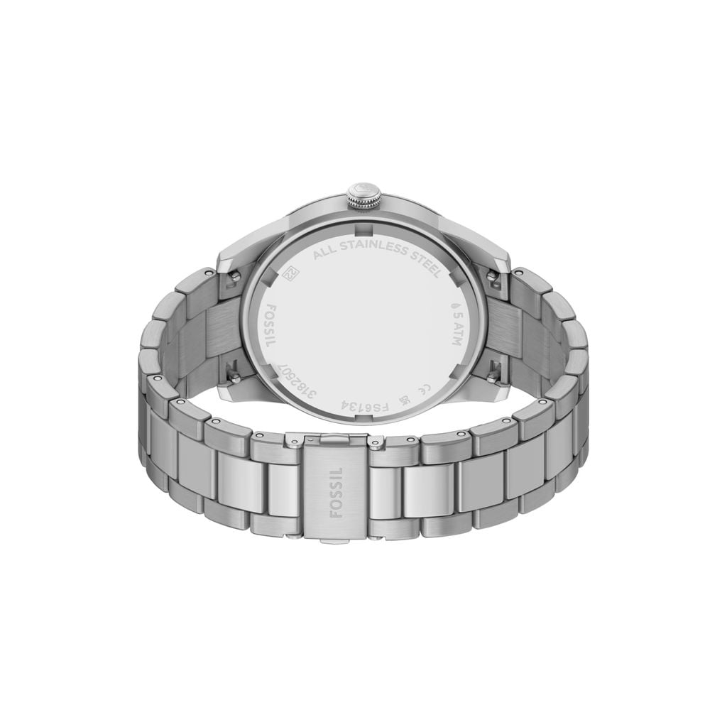 Đồng hồ Nam Pearson Dây thép không gỉ 42 MM, mặt màu xanh dương, FS6134