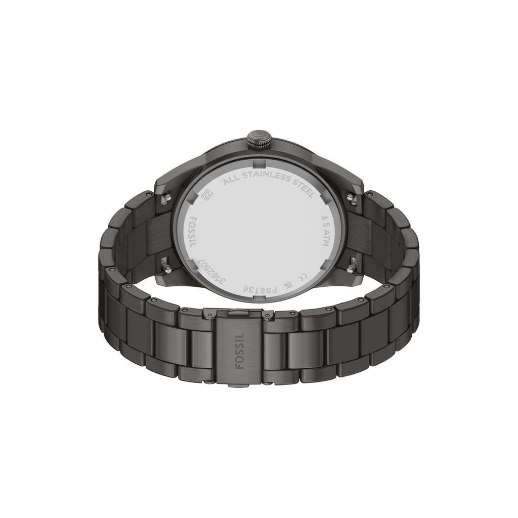 Đồng hồ Nam Pearson Dây thép không gỉ 42 MM, mặt màu đen, FS6136