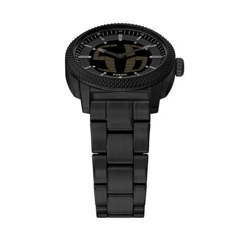 Đồng hồ Fossil Big Tic Machine Nam dây Thép không rỉ màu Đen mặt màu Negative Display 41 MM FS6156 - Digital Watch