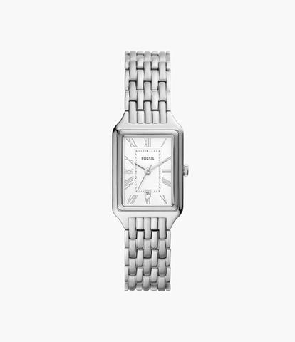 Đồng hồ Nữ Fossil Raquel Dây Thép không gỉ Mặt Trắng 23mm ES5221