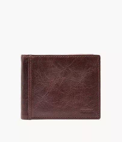 Ví da nam Fossil INGRAM ML3784200 màu nâu