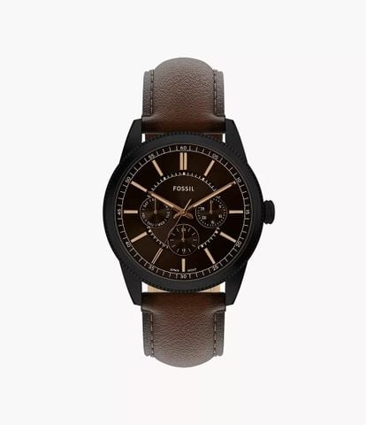 Đồng hồ Nam Pearson Dây Da 42 MM, mặt màu đen, FS6138