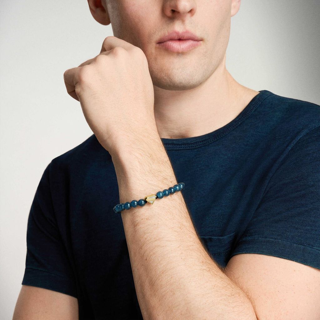 Vòng tay Nam Fossil x Superman dây kim loại màu xanh navy JFC04891998