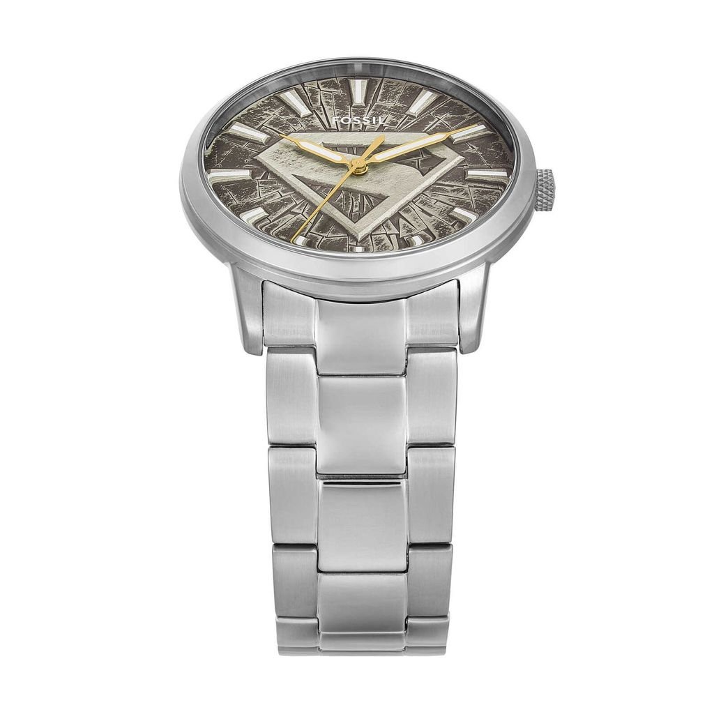 Đồng hồ Nam Fossil Superman  dây thép không gỉ 42 MM mặt  màu xám LE1207SET