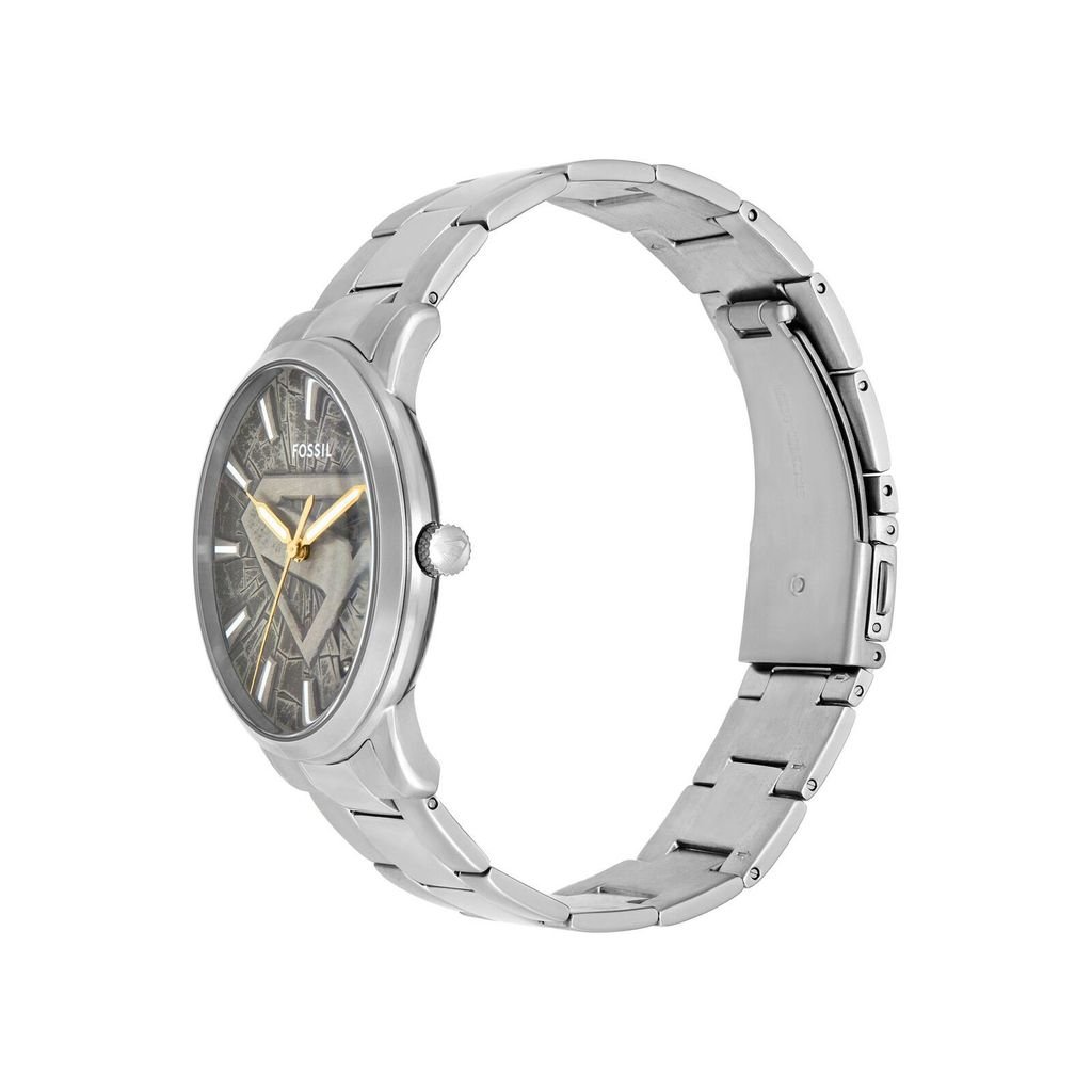 Đồng hồ Nam Fossil Superman  dây thép không gỉ 42 MM mặt  màu xám LE1207SET