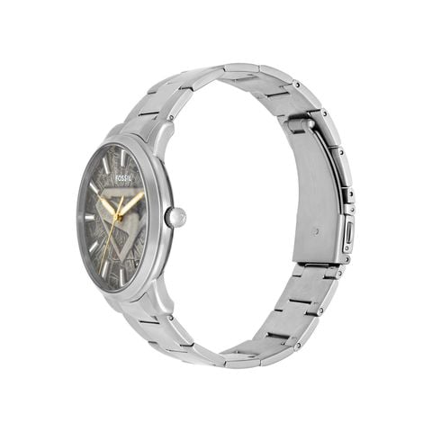 Đồng hồ Nam Fossil Superman  dây thép không gỉ 42 MM mặt  màu xám LE1207SET