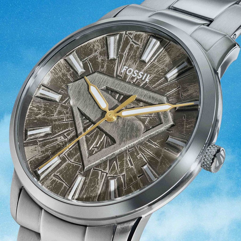 Đồng hồ Nam Fossil Superman  dây thép không gỉ 42 MM mặt  màu xám LE1207SET
