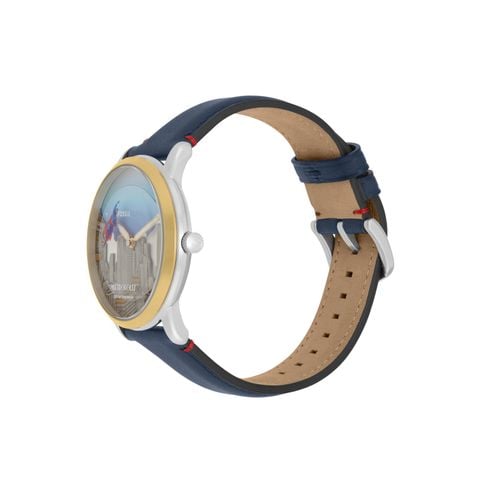 Đồng hồ Nam Fossil Superman dây da 42 MM mặt  nhiều màu LE1208SET