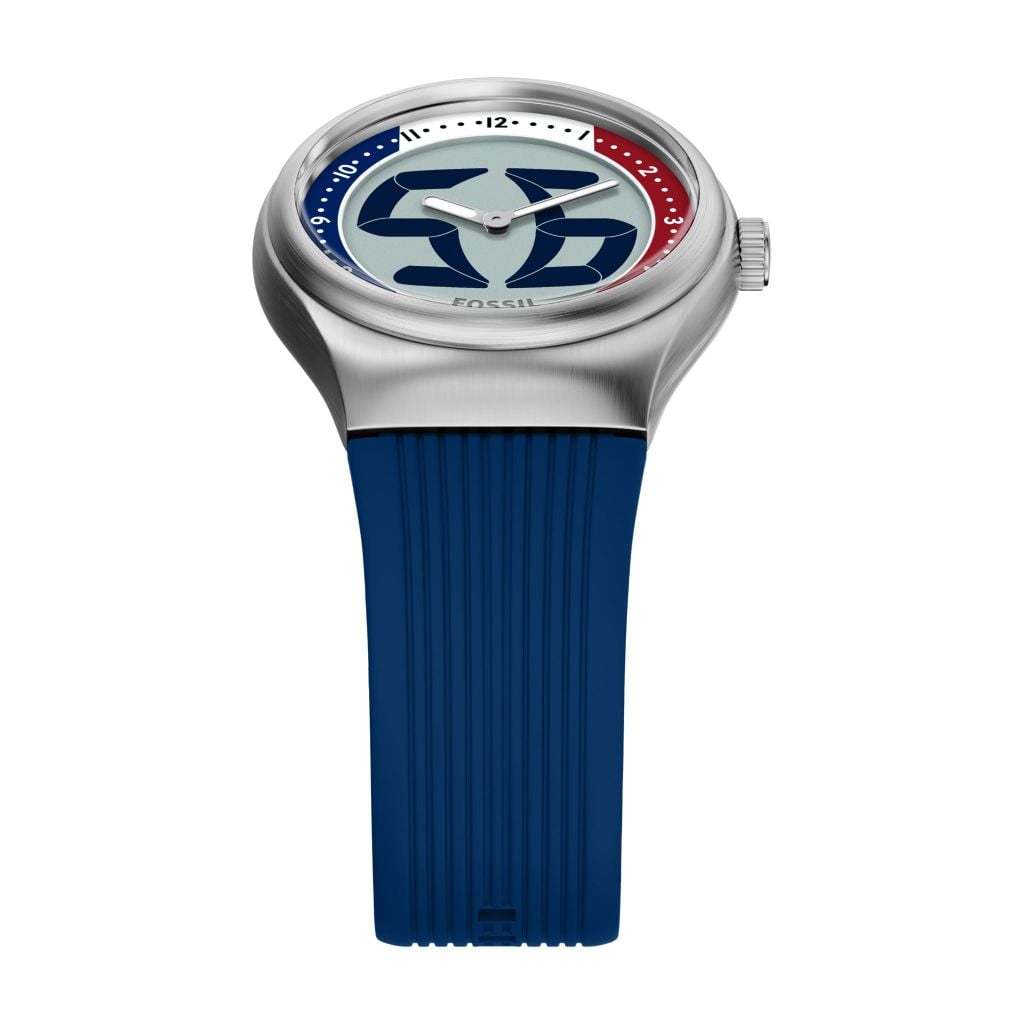 Đồng hồ Fossil Big Tic Flags Nam dây silicone màu xanh dương LE1237 - Digital Watch