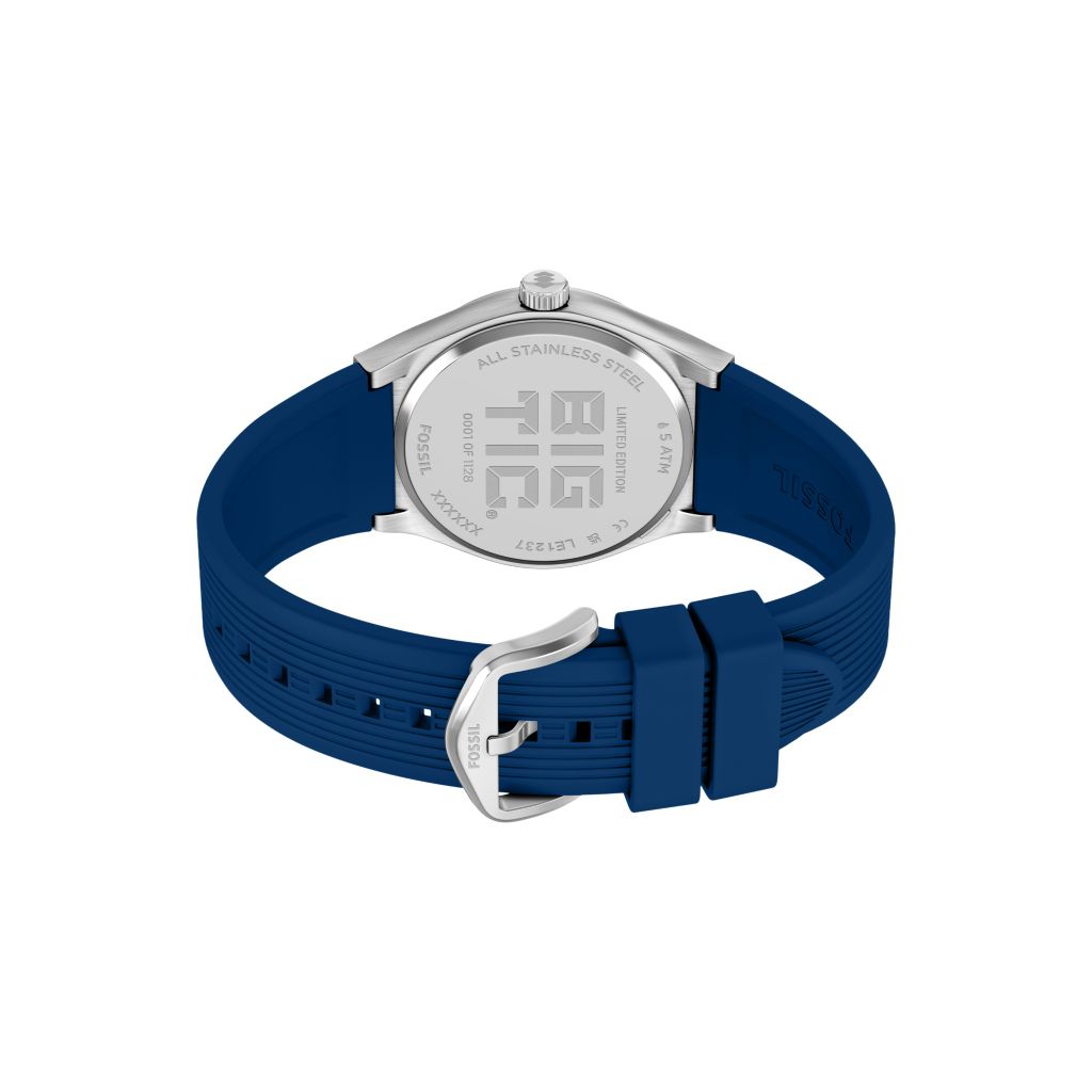 Đồng hồ Fossil Big Tic Flags Nam dây silicone màu xanh dương LE1237 - Digital Watch