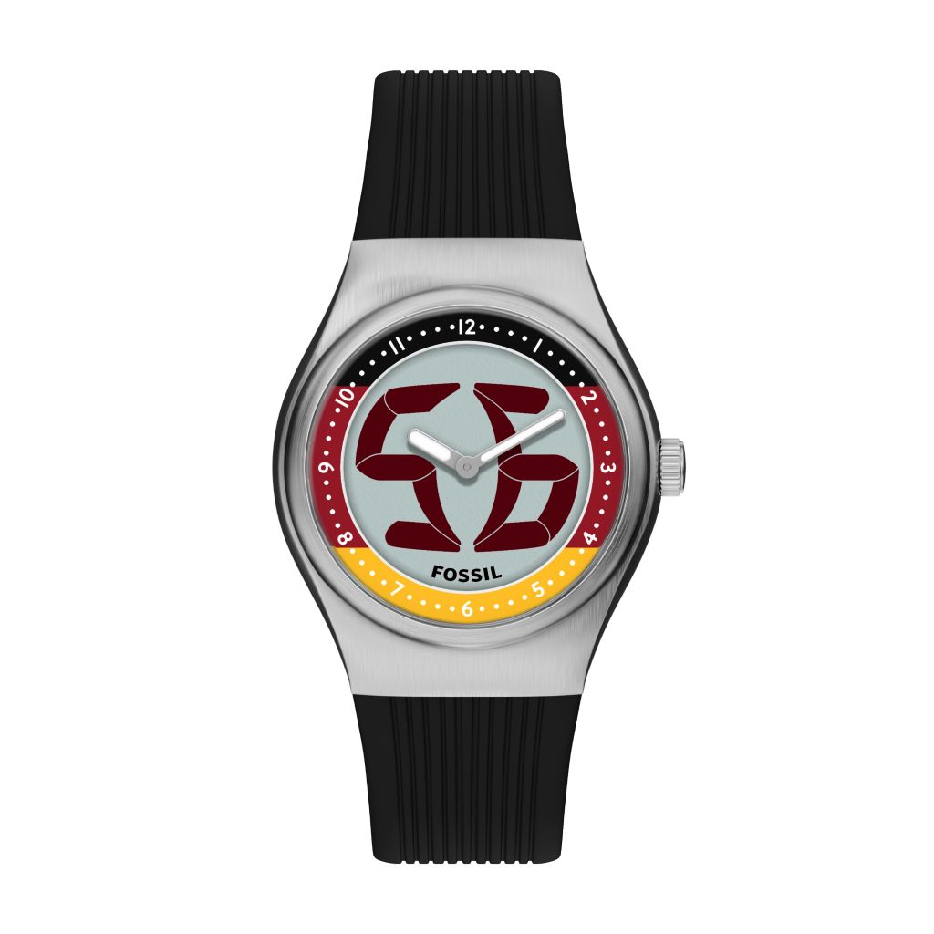 Đồng hồ Fossil Big Tic Flags Nam dây silicone màu đen LE1239 - Digital Watch