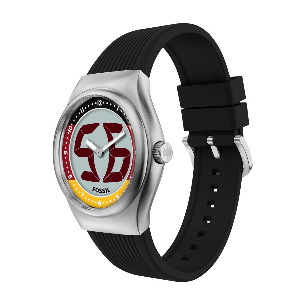Đồng hồ Fossil Big Tic Flags Nam dây silicone màu đen LE1239 - Digital Watch