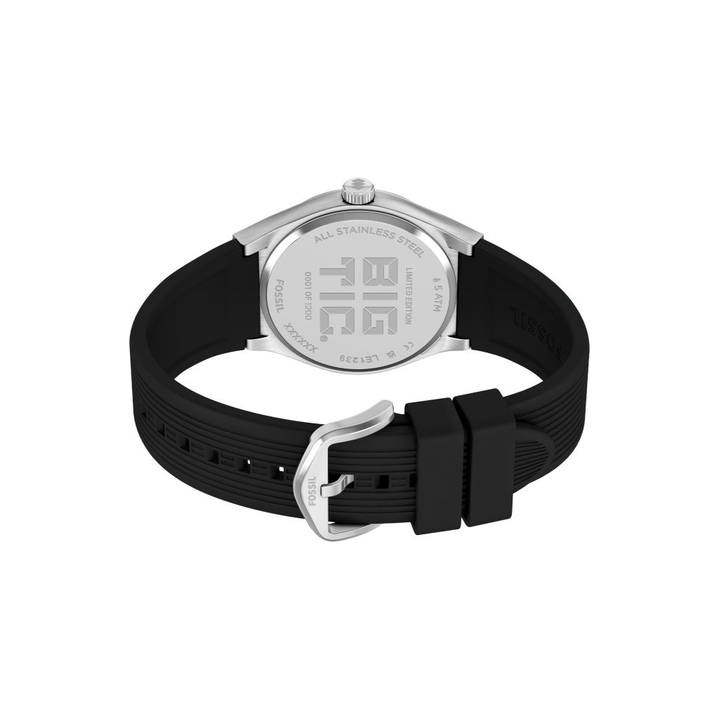 Đồng hồ Fossil Big Tic Flags Nam dây silicone màu đen LE1239 - Digital Watch