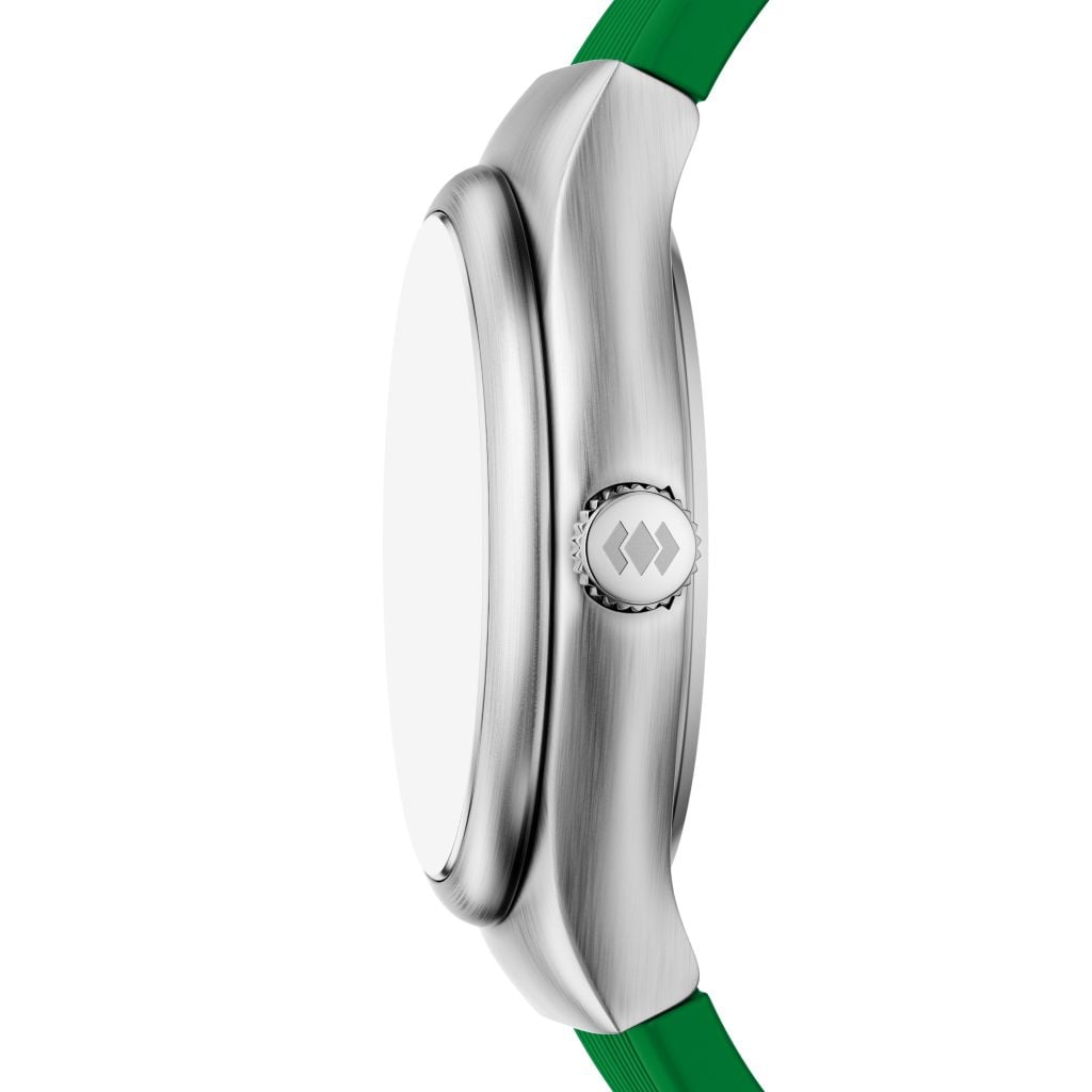 Đồng hồ Fossil Big Tic Flags Nam dây silicone màu xanh lá LE1243 - Digital Watch