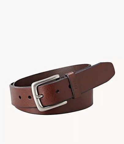 Thắt lưng nam da thật JOE Fossil màu nâu MB1252200 - 38inch