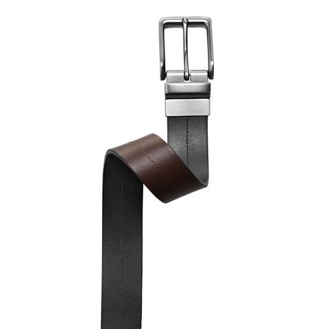 Thắt lưng nam da thật Brandon MB1273I001 màu đen - 38inch