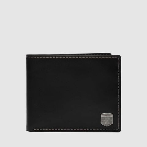 Ví da nam Fossil HAYES ML4647001 - da thật màu đen