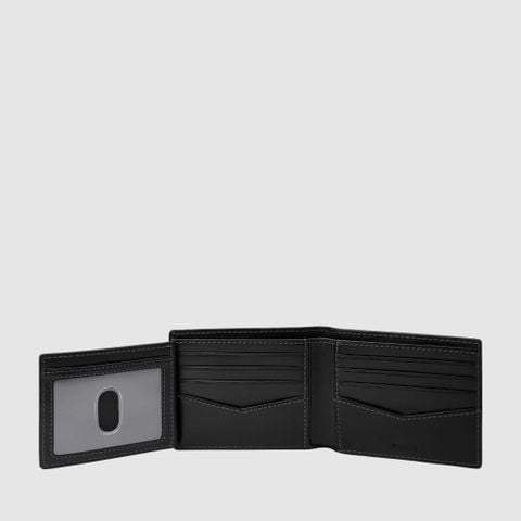 Ví da nam Fossil HAYES ML4647001 - da thật màu đen