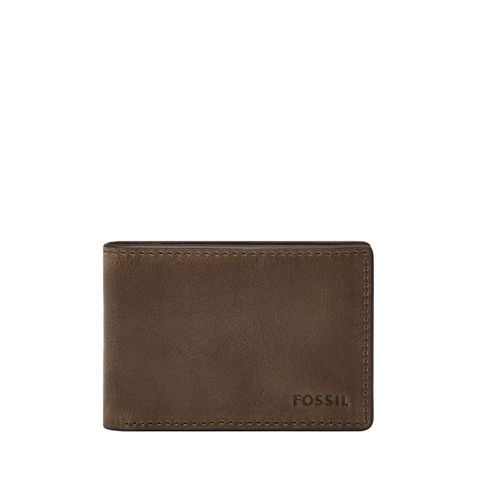 Ví da nam Fossil Derrick màu xám ML4702147