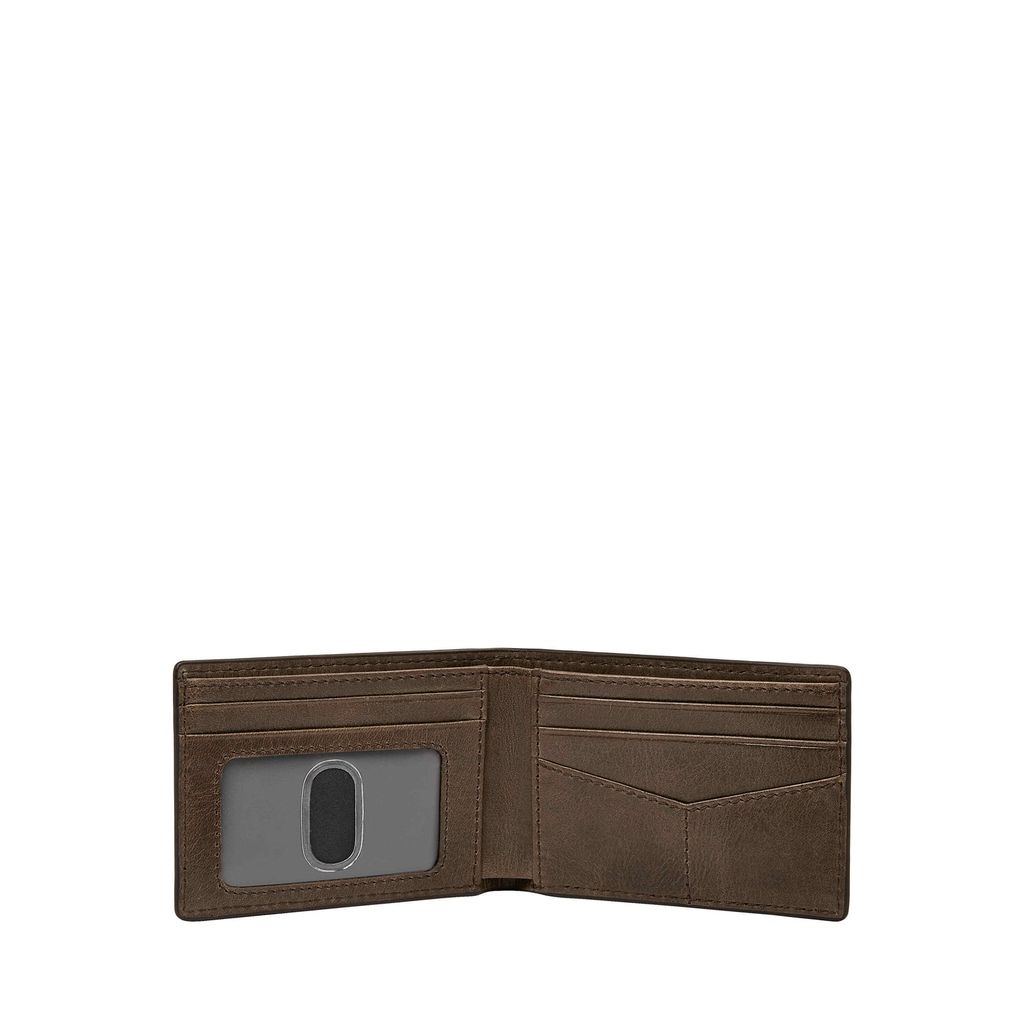 Ví da nam Fossil Derrick màu xám ML4702147