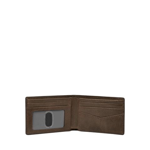 Ví da nam Fossil Derrick màu xám ML4702147