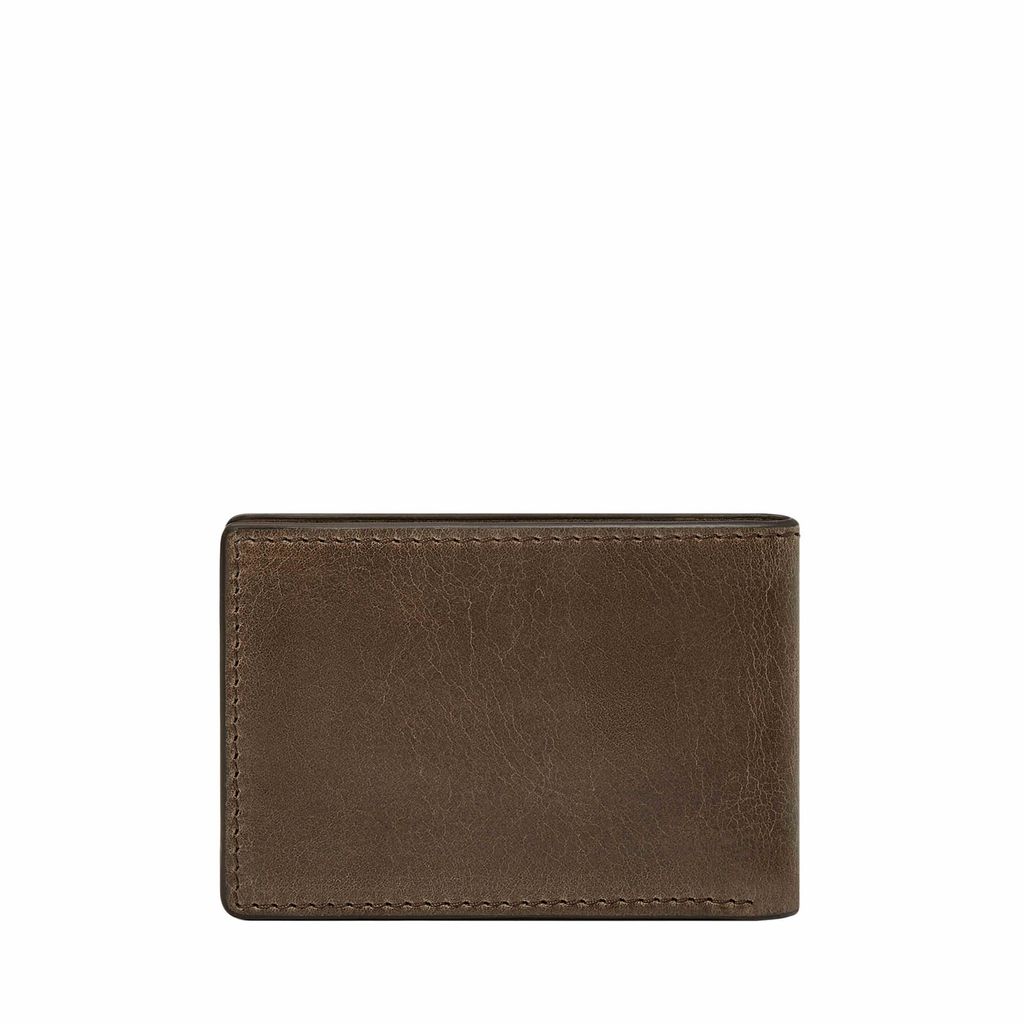 Ví da nam Fossil Derrick màu xám ML4702147