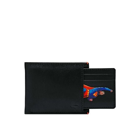 Ví da Nam Superman x Fossil Derrick  Màu đen ML4705001