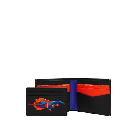 Ví da Nam Superman x Fossil Derrick  Màu đen ML4705001