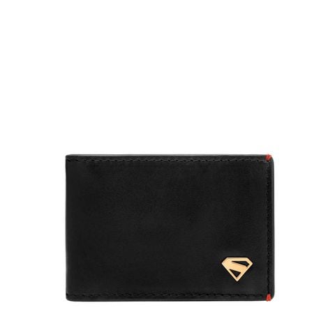 Ví da Nam Superman x Fossil Derrick  Màu đen ML4706001