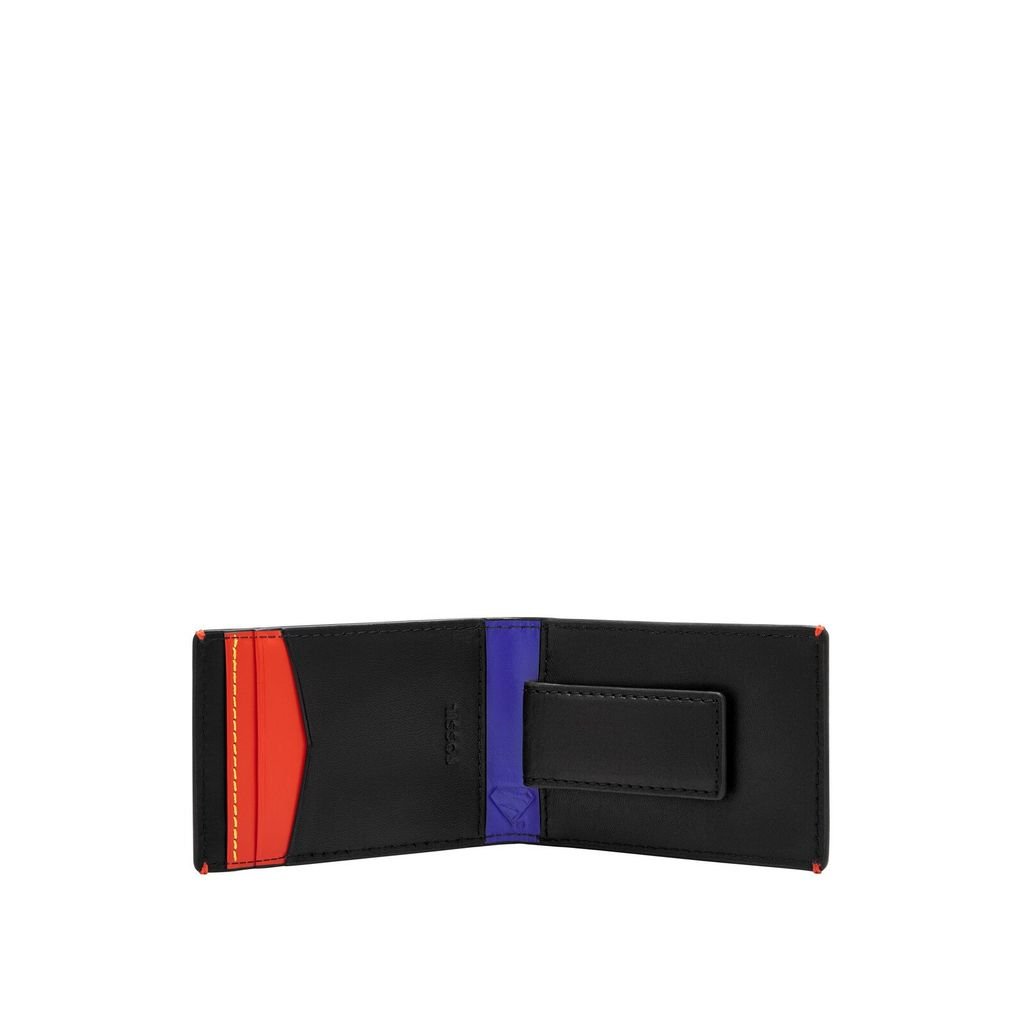 Ví da Nam Superman x Fossil Derrick  Màu đen ML4706001