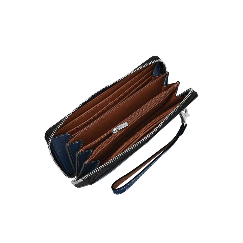 Ví da Fossil Lennox Blue màu xanh SL10037545